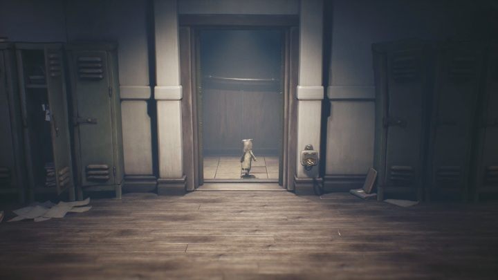 Enter the elevator and wait until it closes to go to the upper floor - Little Nightmares 2: School - guide, walkthrough description - Chapter 2 - Orphanage - Little Nightmares 2 Guide