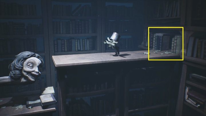 Don't stop, run right in between the books - Little Nightmares 2: The Library - guide, walkthrough description - Chapter 2 - Orphanage - Little Nightmares 2 Guide