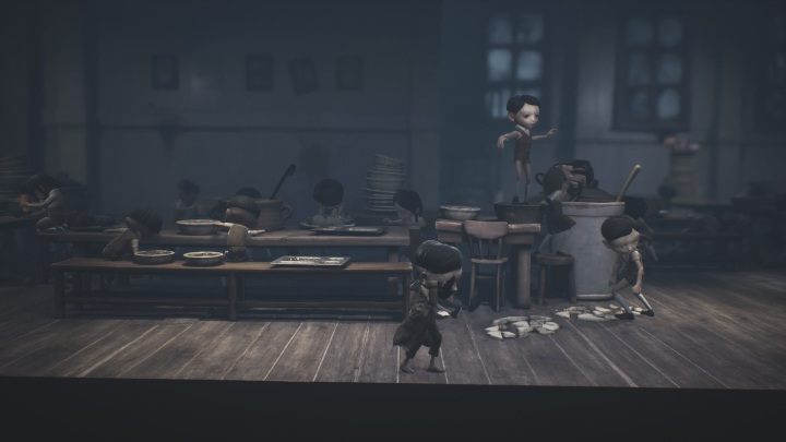 Don't pay attention to them, or any noises, nor fights - Little Nightmares 2: the Kitchen - guide, walkthrough description - Chapter 2 - Orphanage - Little Nightmares 2 Guide