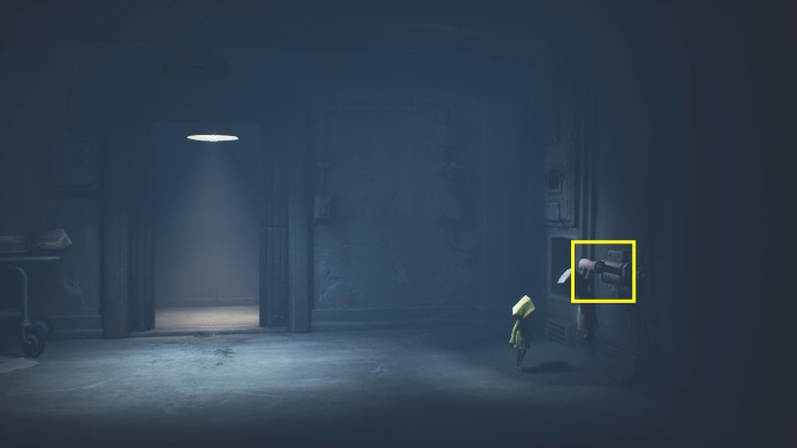 After placing the toys in the furnace, you must pull the lever - Little Nightmares 2: A key in a toy - how to get it? - Riddles - Little Nightmares 2 Guide