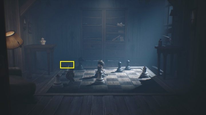 Your task is to arrange the chess pieces on the chessboard correctly - Little Nightmares 2: Chess puzzle - how to get the key? - Riddles - Little Nightmares 2 Guide