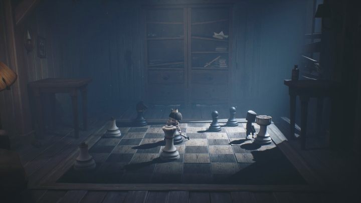 The king should be in the center of the chessboard - Little Nightmares 2: Chess puzzle - how to get the key? - Riddles - Little Nightmares 2 Guide