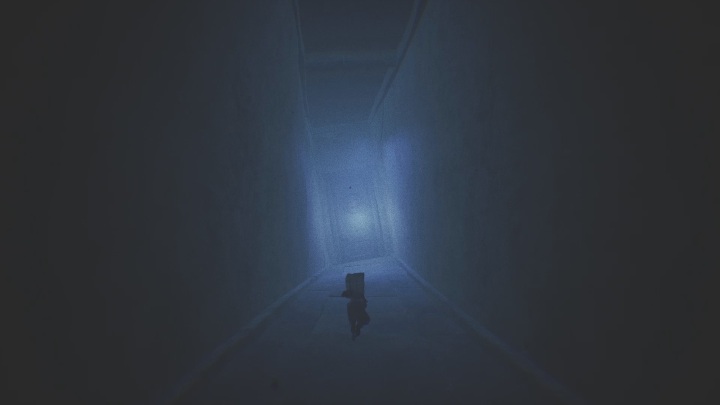 Once you are inside the TV, you have to run forward to get as close to the door as possible - Little Nightmares 2: The First Floor - walkthrough - Chapter 3 - Hospital - Little Nightmares 2 Guide