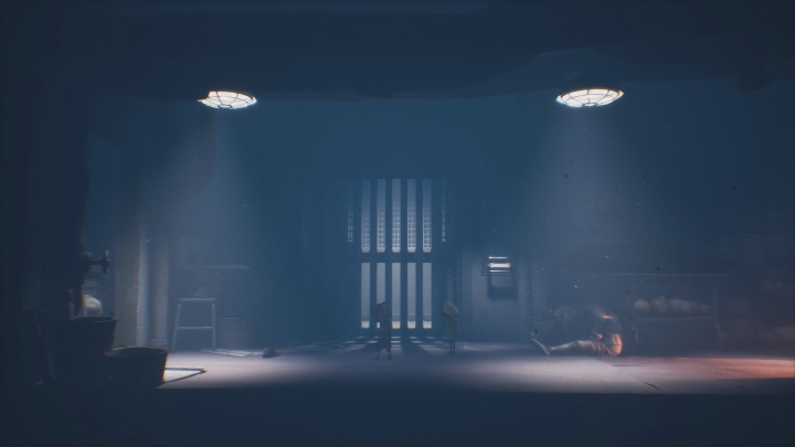 After getting rid of the opponent, start the elevator - Little Nightmares 2: Escape - walkthrough - Chapter 3 - Hospital - Little Nightmares 2 Guide