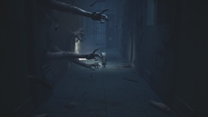 Location: Chapter 3, in the corridor with the monsters - Little Nightmares 2: Glitching Remains in Chapter 3 Hospital - list - Glitching Remains - Little Nightmares 2 Guide