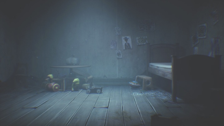 Run into the children's room and hide under the bed - Little Nightmares 2: Crossing the city - a guide, walkthrough - Chapter 4 - Getting to the Tower - Little Nightmares 2 Guide