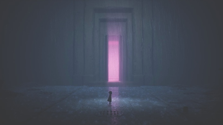 After defeating the opponent, you will see a pink light - Little Nightmares 2: Shop and Escape - walkthrough description - Chapter 4 - Getting to the Tower - Little Nightmares 2 Guide