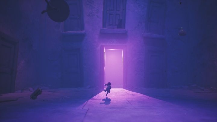 When you try to run into the middle door it will slam shut in front of your nose - Little Nightmares 2: Door Puzzles - guide, walkthrough description - Chapter 5 - The Signal Tower - Little Nightmares 2 Guide