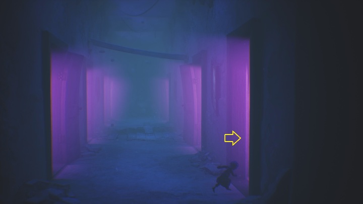 Then run into the first door on the right - Little Nightmares 2: Door Puzzles - guide, walkthrough description - Chapter 5 - The Signal Tower - Little Nightmares 2 Guide