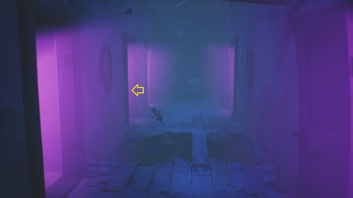 After another pass, music will start playing from the second door on the left - Little Nightmares 2: Door Puzzles - guide, walkthrough description - Chapter 5 - The Signal Tower - Little Nightmares 2 Guide