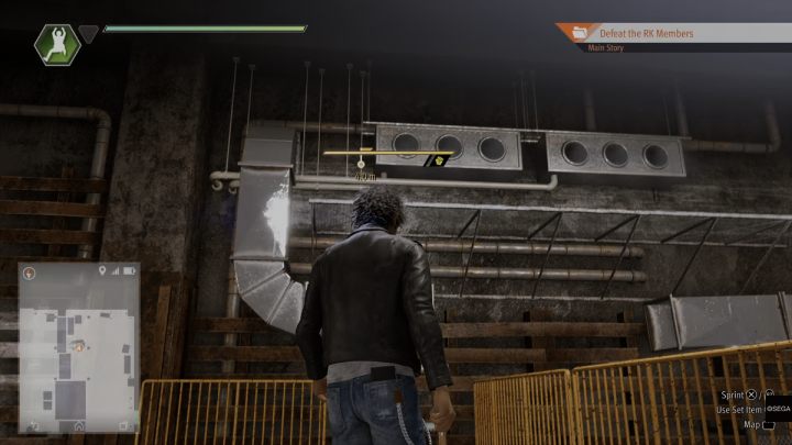 Jump on the pipe and go right, then jump down to the very bottom and use the door - Final Chapter - Darkest Before the Dawn - Main Storyline - Lost Judgment Guide