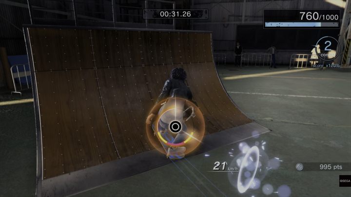 Points are earned for performing ollies on the ramps - Lost Judgment: Skaters - walkthrough - School Stories - Lost Judgment Guide