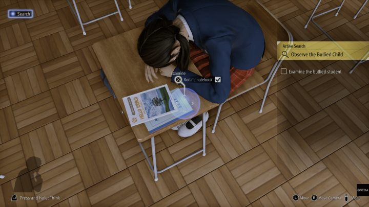 Return to the 2-2 classroom and enter Observation mode - Lost Judgment: Chapter 1 Black Sheep - walkthrough - Main storyline walkthrough - Lost Judgment game guide