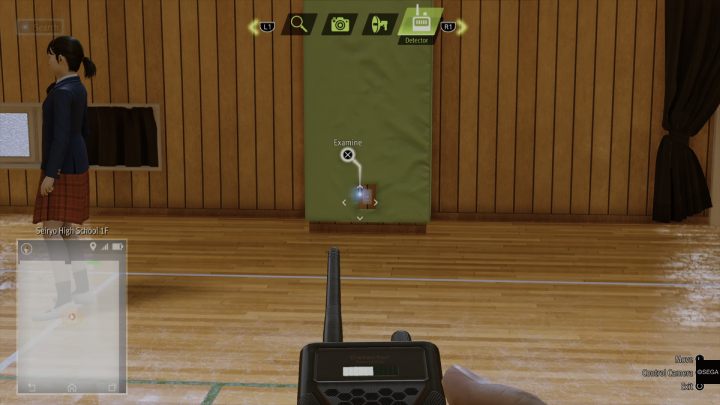 The next camera is in the gymnasium - Lost Judgment: Dastardly Detective, Target Seiryo High - walkthrough - Side Cases - Lost Judgment Guide