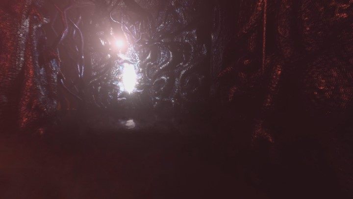 Keep to the right side of the room and head to the portal depicted in the picture above - A mask from another dimension | Lust for Darkness Walkthrough - Walkthrough - Lust for Darkness Game Guide