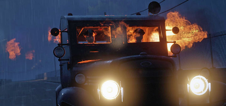 После нескольких удачных бросков экипаж фургона сгорит заживо - как остановить БТР? - Mafia 1 Remake - руководство, решение
