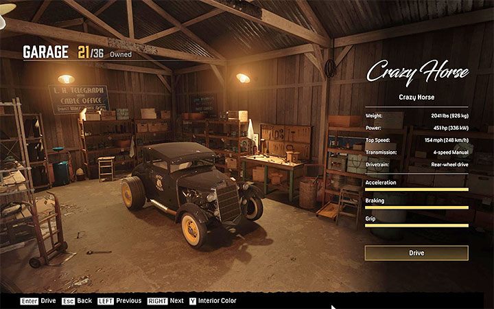 To make the challenge easier, set the standard driving model - Mafia Definitive Edition: Crazy Horse vehicle - how to find, unlock it? - FAQ - Mafia Definitive Edition Guide, Walkthrough
