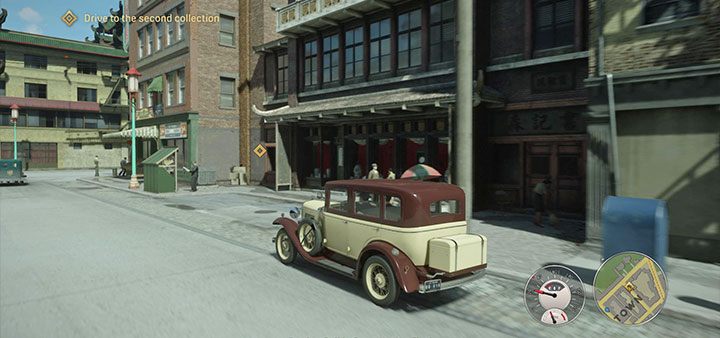The China Store in Chinatown is the second location where you have to collect the cash - Mafia Definitive Edition: Ordinary Routine - walkthrough - Walkthrough - Mafia Definitive Edition Guide, Walkthrough
