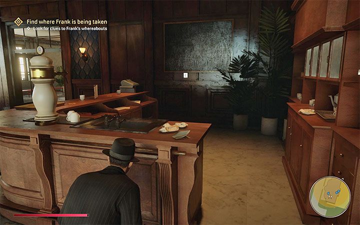After being in the restaurant room, walk to the counter and examine the note shown in the picture - Mafia Definitive Edition: Omerta - walkthrough - Walkthrough - Mafia Definitive Edition Guide, Walkthrough
