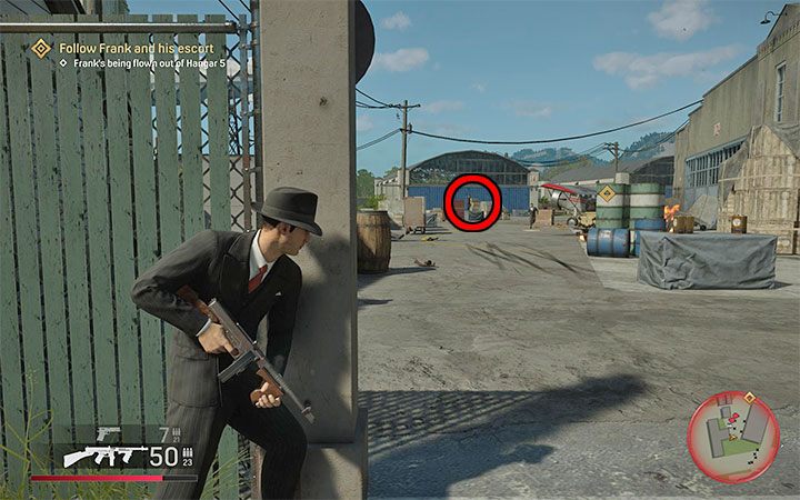 In the later phase of the battle, it is best to pass through the left building – you will find grenades and ammunition in front of it - Mafia Definitive Edition: Omerta - walkthrough - Walkthrough - Mafia Definitive Edition Guide, Walkthrough