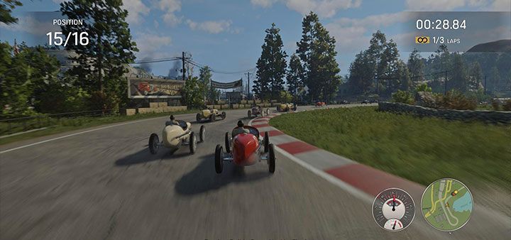 The next two turns are relatively smooth and from this point on there will be opportunities to attack other drivers of the race - Mafia Definitive Edition: Race - how to win? - FAQ - Mafia Definitive Edition Guide, Walkthrough