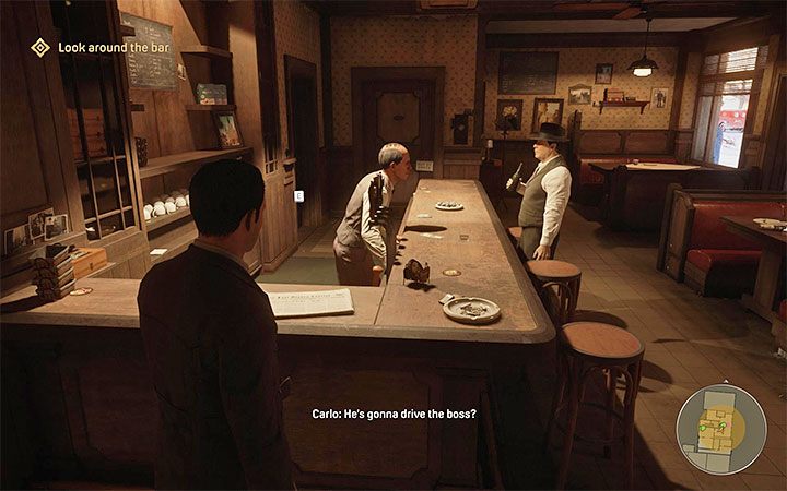 1) Salieri's Bar – It's probably the most important location on the map - Mafia Definitive Edition: Lost Heaven map - Basics - Mafia Definitive Edition Guide, Walkthrough