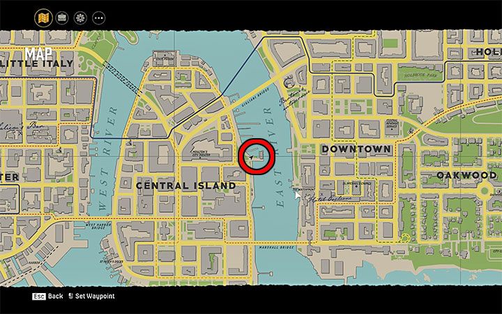 The magazine is on the waterfront in the eastern part of the Central Island neighborhood - Mafia Definitive Edition: Super Science Stories Magazines - list and locations - Secrets and finders - Mafia Definitive Edition Guide, Walkthrough
