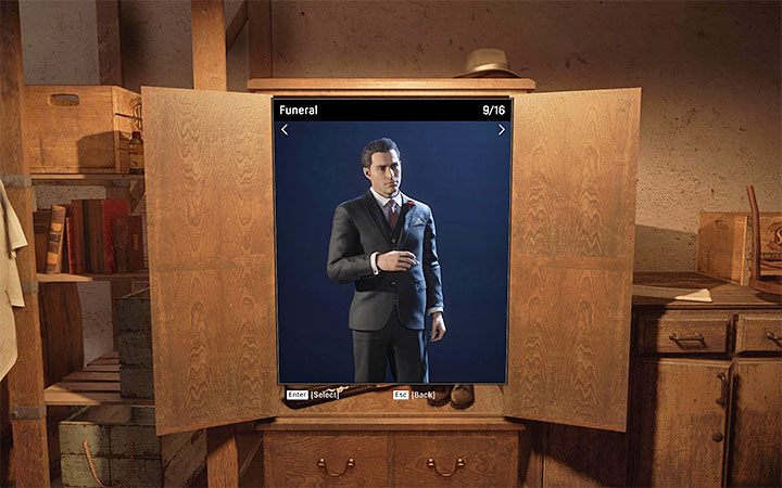 Funeral – You can choose the version with or without headgear - Mafia Definitive Edition: Appearance - how to change? - FAQ - Mafia Definitive Edition Guide, Walkthrough