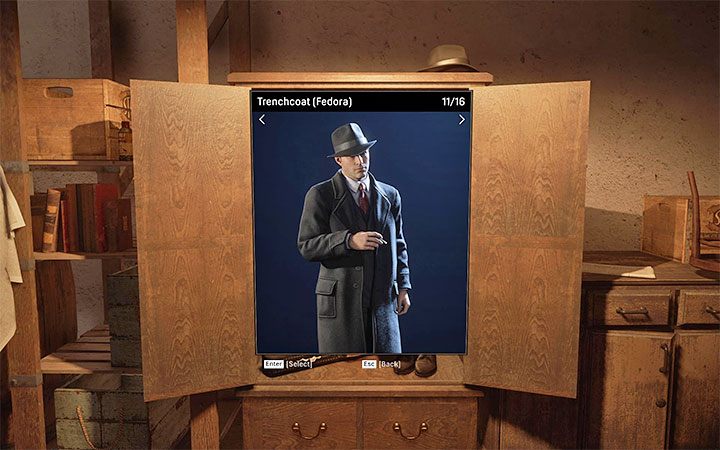 Trenchcoat – You can choose the version with or without headgear - Mafia Definitive Edition: Appearance - how to change? - FAQ - Mafia Definitive Edition Guide, Walkthrough
