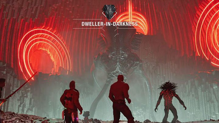 Dweller-in-Darkness is the first main boss of the game - Guardians of the Galaxy: Dweller-In-Darkness - how to defeat? - Bosses - Guardians of the Galaxy Guide
