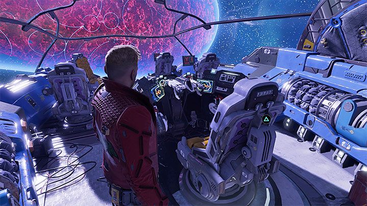 You'll wake up in a spaceship cabin, controlling the adult Peter Quill - Star-Lord - Guardians of the Galaxy: Prologue and Chapter 1 - walkthrough - Solucja - Guardians of the Galaxy Guide