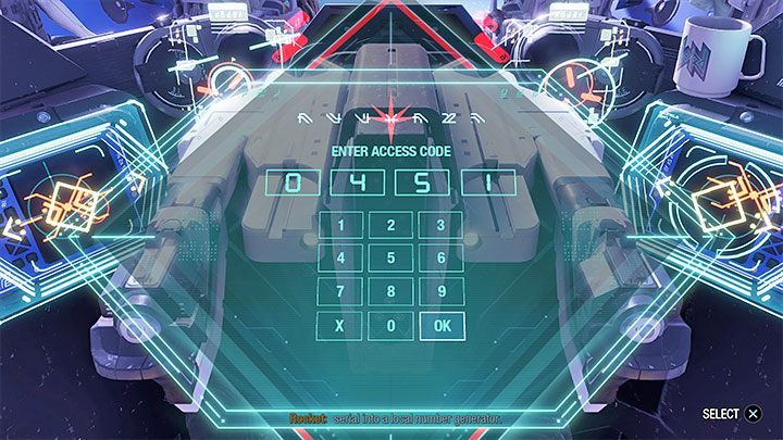 You must enter the code, 0451 (which, by the way, is a small easter egg) - press the correct buttons with your cursor - Guardians of the Galaxy: Prologue and Chapter 1 - walkthrough - Solucja - Guardians of the Galaxy Guide
