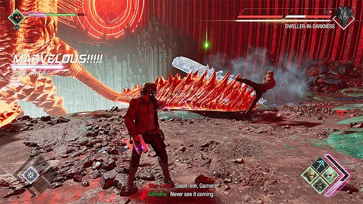 The main boss has recovered two health bars - Guardians of the Galaxy: Chapter 4 - walkthrough - Walkthrough - Guardians of the Galaxy Guide