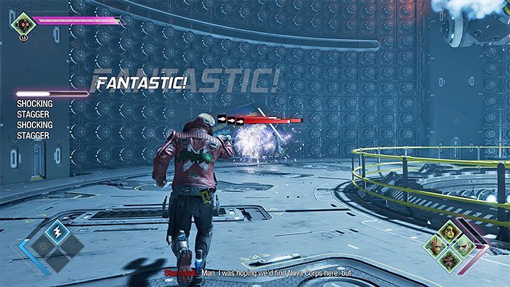 After solving the puzzle you'll have to go through an enemy encounter - Guardians of the Galaxy: Chapter 7 - walkthrough - Walkthrough - Guardians of the Galaxy Guide