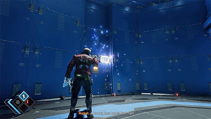 In this new area find the switches shown on picture 1 - Guardians of the Galaxy: Chapter 7 - walkthrough - Walkthrough - Guardians of the Galaxy Guide