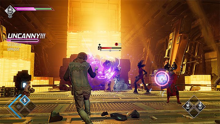 There are new enemies in the next areas - watch out for the snipers and remember you can send Drax after them once his ability activates - Guardians of the Galaxy: Chapter 8 - walkthrough - Walkthrough - Guardians of the Galaxy Guide