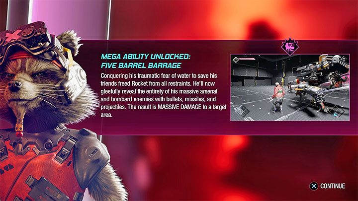 How to unlock: Defeat 20 enemies with Rocket's Five Barrel Barrage - Guardians of the Galaxy: Trophies/Achievements - list - Trophy Guide - Guardians of the Galaxy Guide