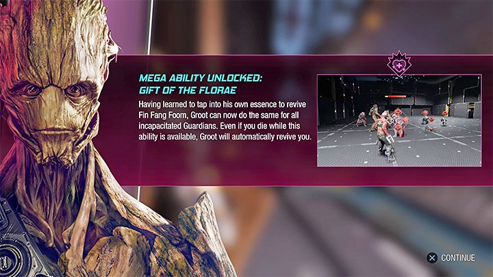 How to unlock: Revive or Heal Companions 10 times with Groot's Gift of the Florae - Guardians of the Galaxy: Trophies/Achievements - list - Trophy Guide - Guardians of the Galaxy Guide