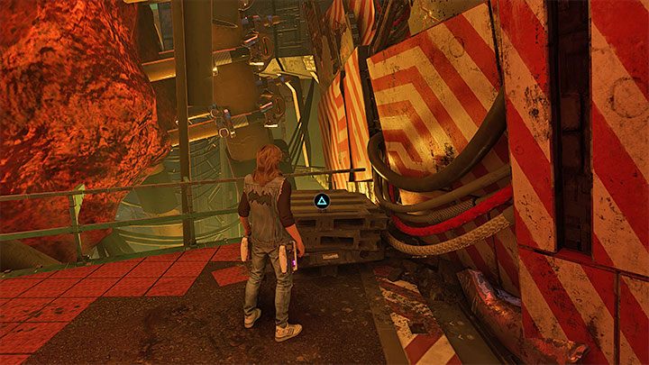 You can find the collectible soon after reaching the barricaded passage - Guardians of the Galaxy: Chapter 12 - All secrets/collectibles, list - Secrets and Finds - Guardians of the Galaxy Guide