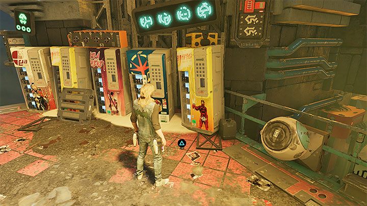 You will find the secret soon after locating the previous archives, namely after pushing a big obstacle with Drax and reaching the next part of the destroyed marketplace (picture 1) - Guardians of the Galaxy: Chapter 12 - All secrets/collectibles, list - Secrets and Finds - Guardians of the Galaxy Guide