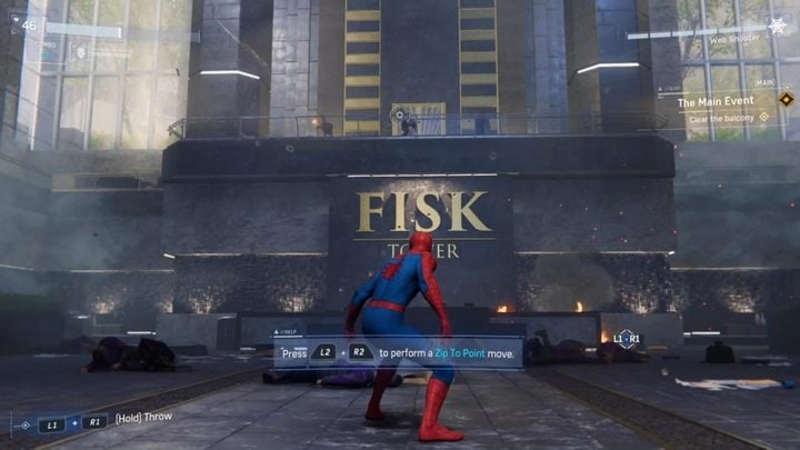 After defeating the attackers, another wave of enemies will appear - The Main Event - Marvels Spider-Man Walkthrough - Main missions - Marvels Spider-Man Game Guide