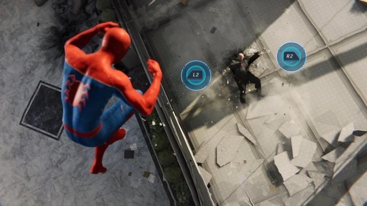 After a while, you will both move on to the next room and start the third phase of the fight - The Main Event - Marvels Spider-Man Walkthrough - Main missions - Marvels Spider-Man Game Guide