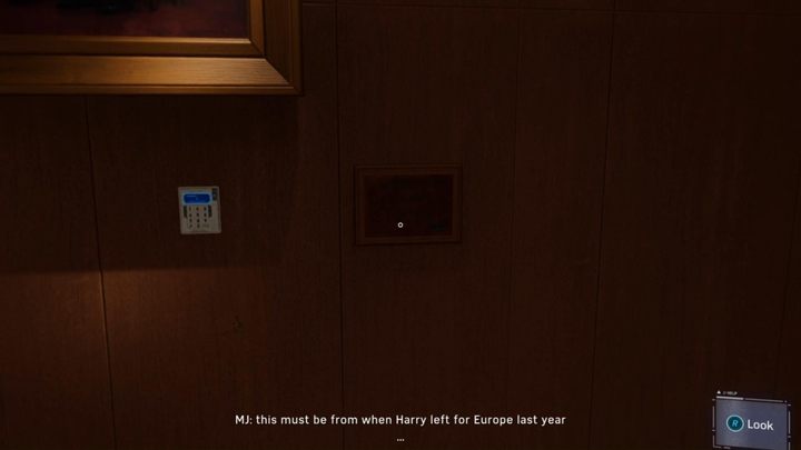 Put on the prototype mask and look at the wall - Step Into My Parlour... - Marvels Spider-Man Walkthrough - Main missions - Marvels Spider-Man Game Guide