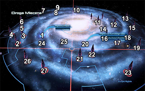 Jeugd Aan Cyclopen Mass Effect 3: Galaxy map | gamepressure.com