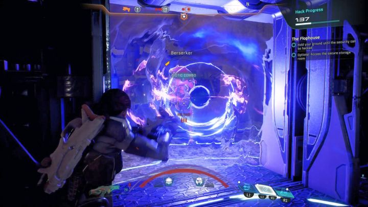 It is worth to stay inside in order to make it difficult for the enemy to hit you. - The Flophouse on Elaaden - Elaaden - Mass Effect: Andromeda Game Guide