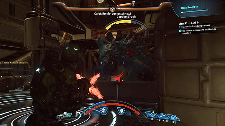 Watch out for Eirochs attacks - Liam Kosta: All In (loyalty mission) | Allies and Relationships - Allies and Relationships quests - Mass Effect: Andromeda Game Guide