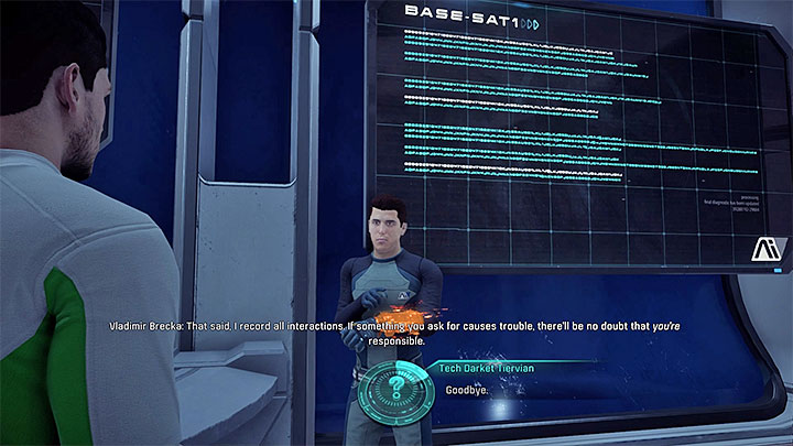 Vladimir is in charge of the cryo pods - Additional tasks | Eos side quests - Eos - Mass Effect: Andromeda Game Guide