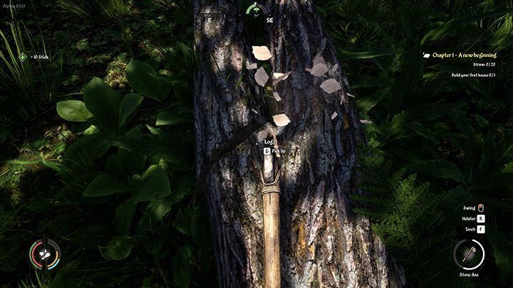 Sticks and branches lie almost everywhere – you just need to collect them - Medieval Dynasty: Building - how to build a house? - Basics - Medieval Dynasty Guide
