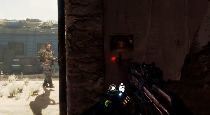 Location: The first postcard in this location is right next to the train - Metro Exodus: Diaries and postcards in The Caspian Sea - collectibles - Diaries and postcards - Metro Exodus Guide