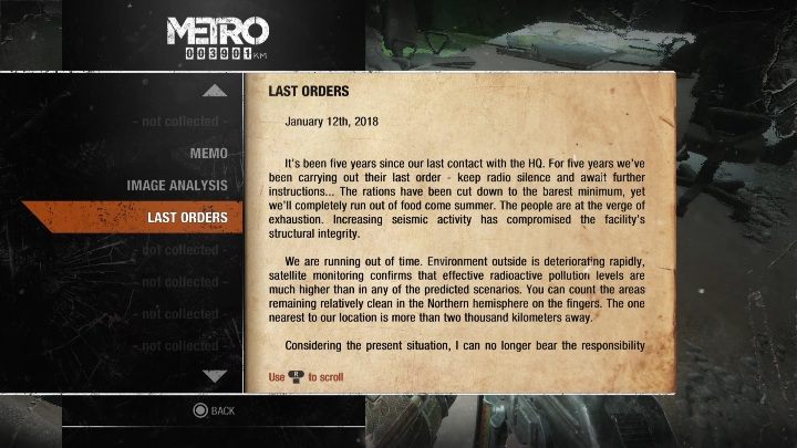 5 - Metro Exodus: Diaries and postcards in The Caspian Sea - collectibles - Diaries and postcards - Metro Exodus Guide